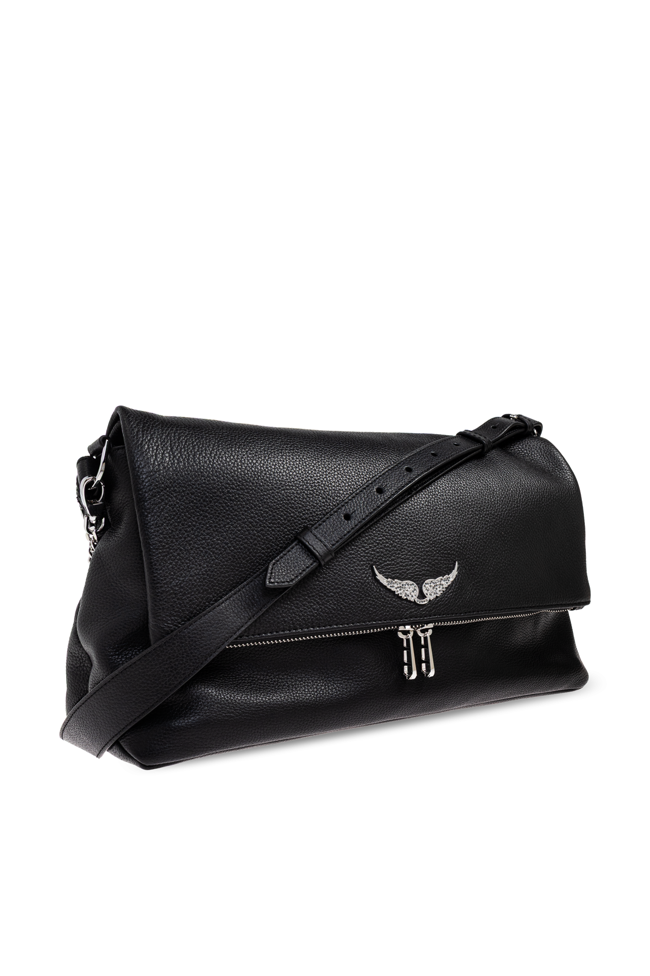 アクセサリー what's up SHOULDER BAG BLACK Black Shoulder bag with logo Zadig & Voltaire - Vitkac Canada